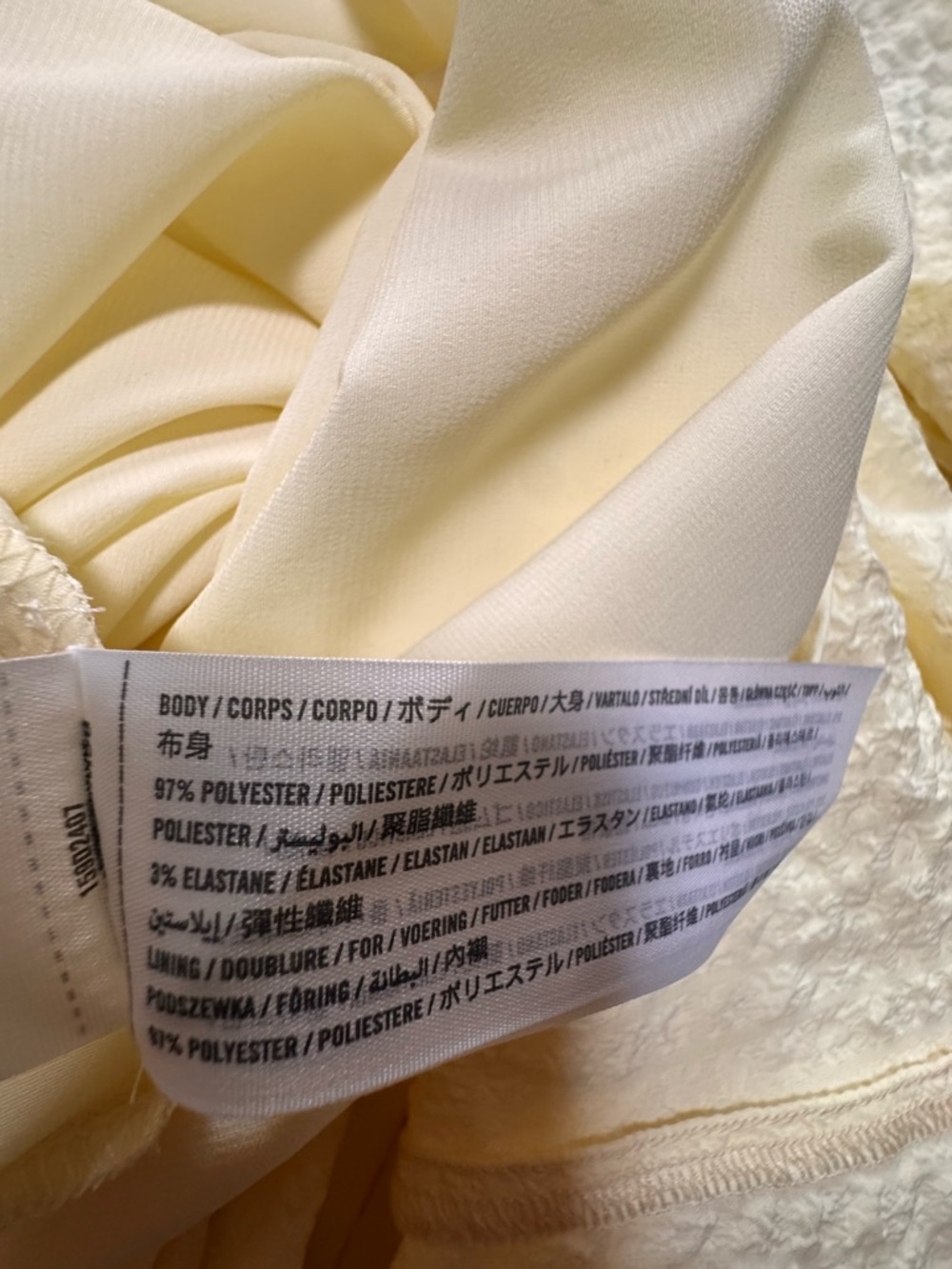 Abercrombie & Fitch Pale Yellow Sleeveless Midi Dress with Front Tie - Picture 6 of 10